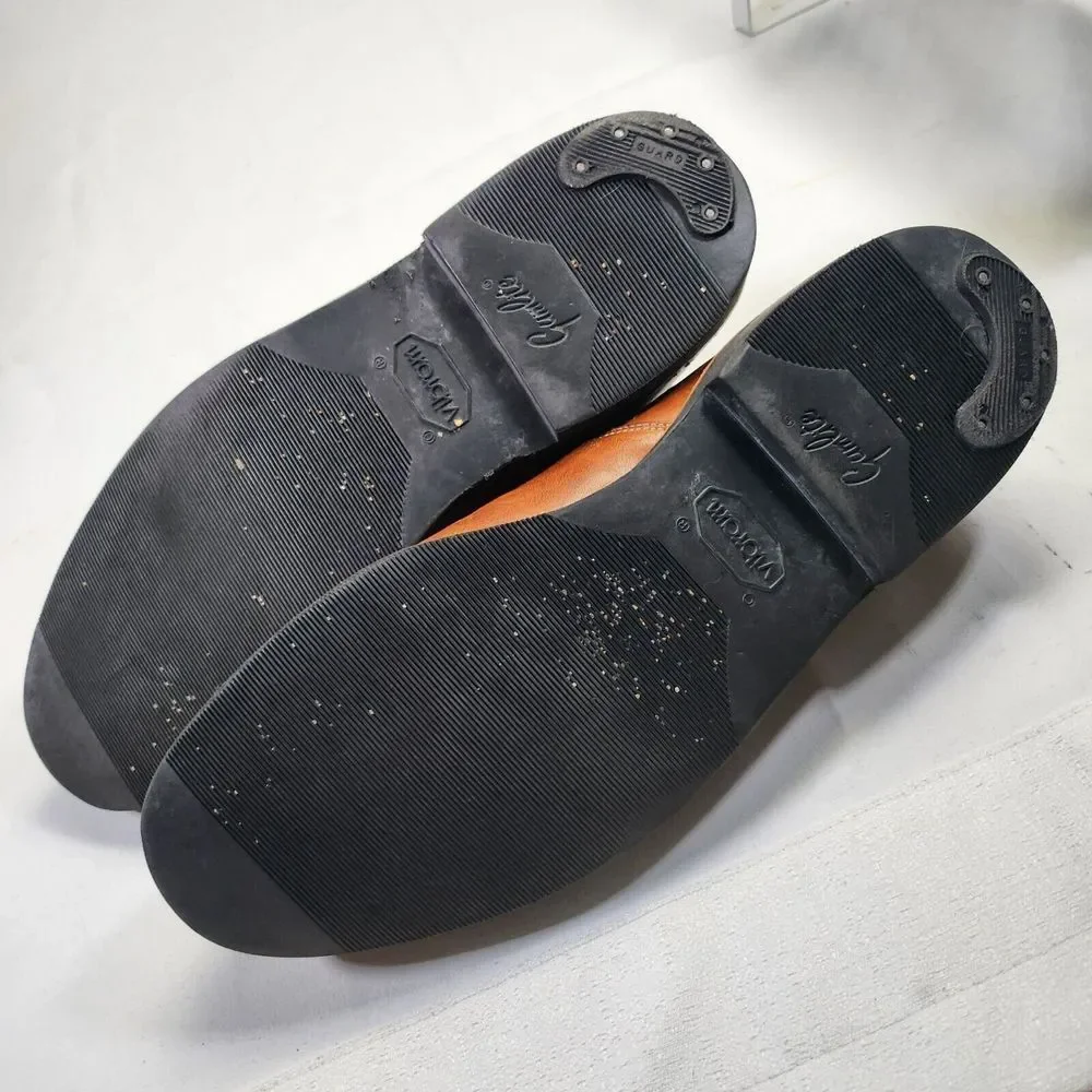 Allen Edmonds Brown Leather Mens‎ Dress Shoes With Lace-Up Closure & Rubber Sole
